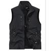 New outdoor vest men's multi-pocket middle-aged and young loose vest tooling casual jacket vest