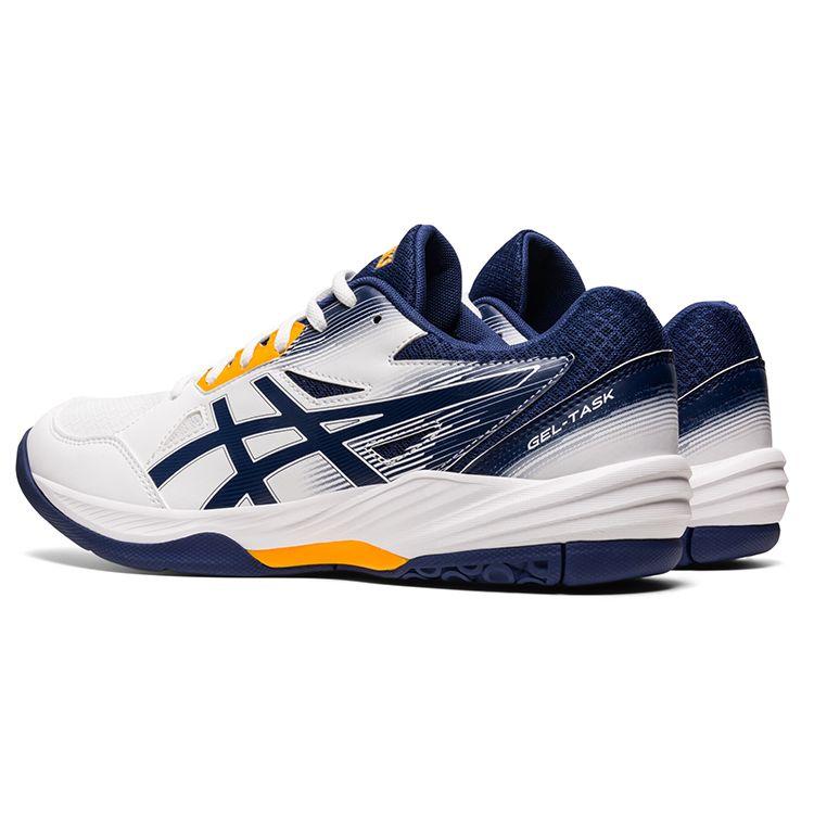 Asics Gel Task 3 White Deep Ocean Men Sneakers 1071A077-100