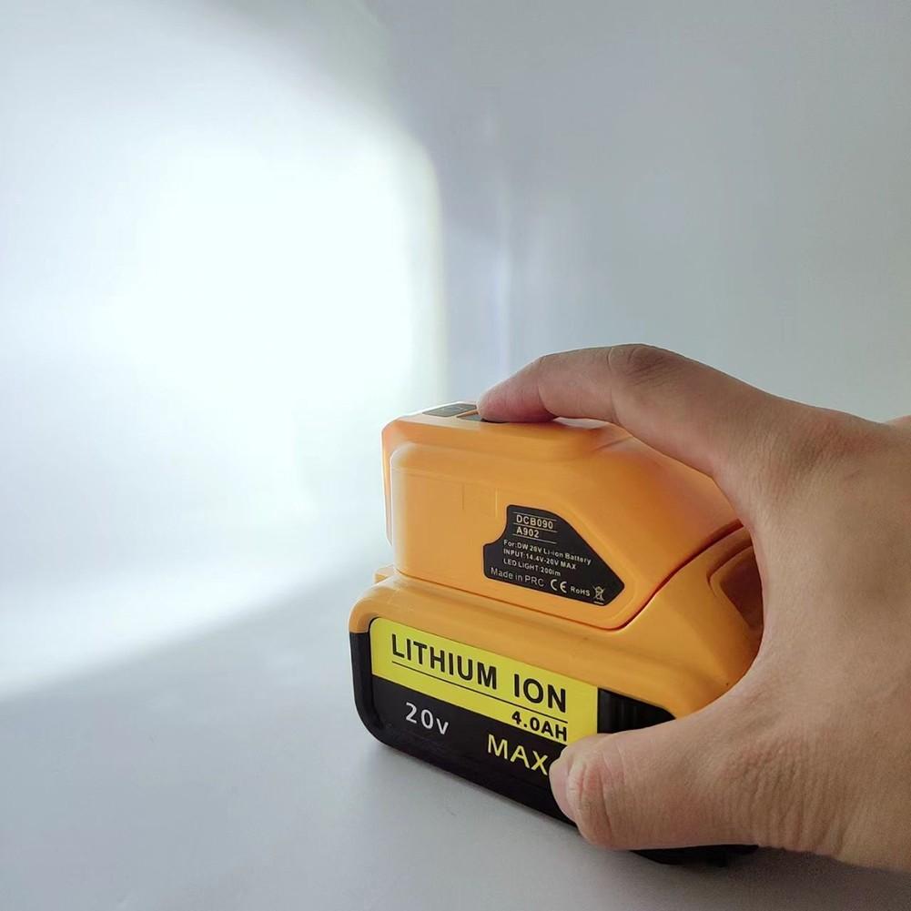 DCB090 Battery Adapter For DEWALT 14.4V/20V MAX USB+Type C Power Source Charger