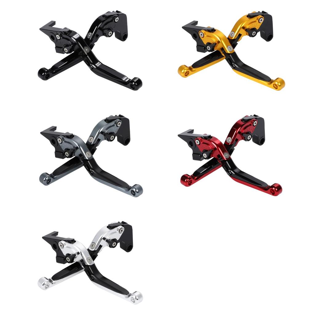 Nakira Brake Clutch Lever Set Yamaha FZ07 MT07 MT09 Tracer FZ10 MT10 SR FZ1 FZ8 FZ6R FZ6 FJ-09 / FZ-09 14-19/ FAZER/NIKEN 2019/ / (Gunmetal)