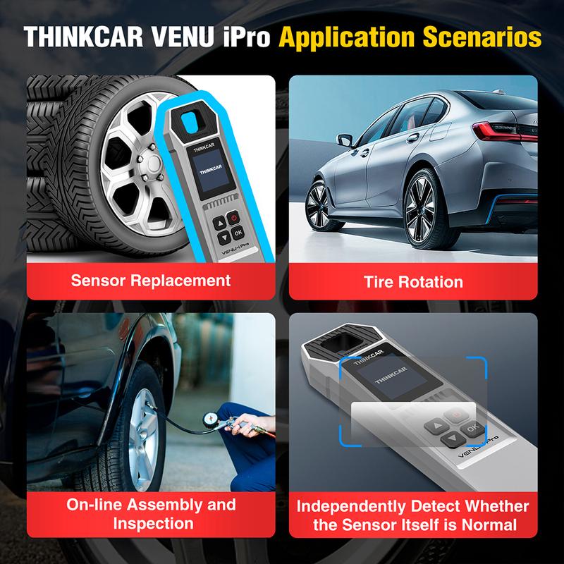2026 Nový THINKCAR VENU-I PRO TPMS Nástroj pro diagnostiku tlaku v pneumatikách Programování senzorů 315 MHz/433 MHz Funguje s THINKTOOL/689BT