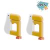 3PCS Cute Cartoon Multi-Purpose Duck Design Wall Hooks Hanger For Table Portable Folding Desk Stand Removable Reusable Backpack Hook