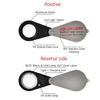 Magnifying Glass with Light 10X/20X/30X Magnifying Lens Handheld Magnifier Magnifying Glass for Jewelry Coin Inspection