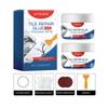 Jaysuing Tile Repair Adhesive (Porcelain White) Waterproof Sealing Adhesive For Leaky Gaps In Living Room And Bathroom Wall Tile