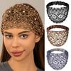 Hollowed Beaded Hairband for Women French Half Hat Hairhoop Elegant Evening Dress Headband Formal Party Head Accessories