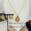 New Old Money Style Light Luxury Suit High Sense Irregular Graphics Inlaid Zircon Colorful Design Fashion Sense Full