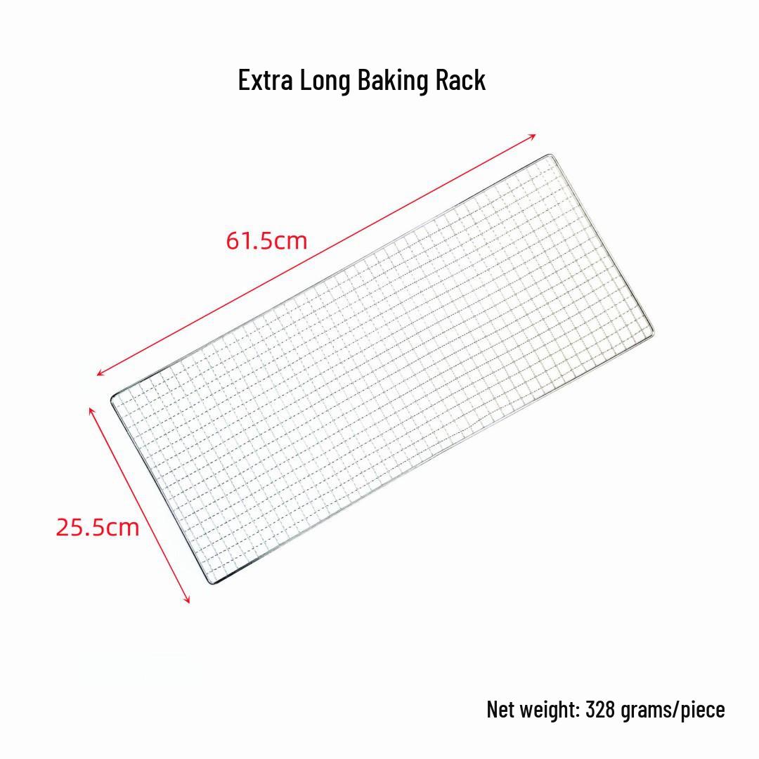 Rectangular Stainless Steel BBQ Grill Mesh Sheet for Outdoor Cooking