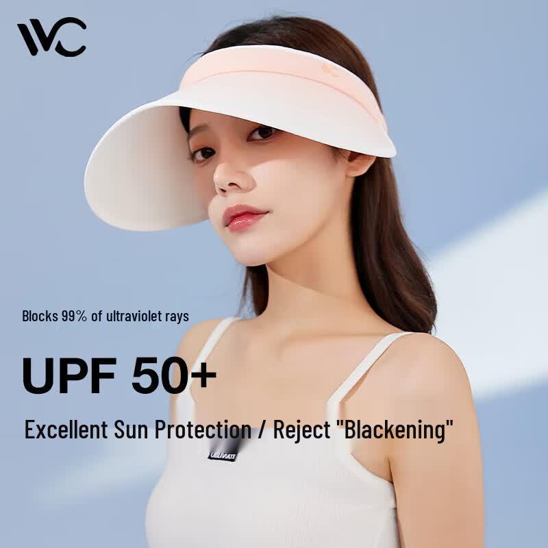 VVC Peach Heart UV Protection Gradient Sun Visor