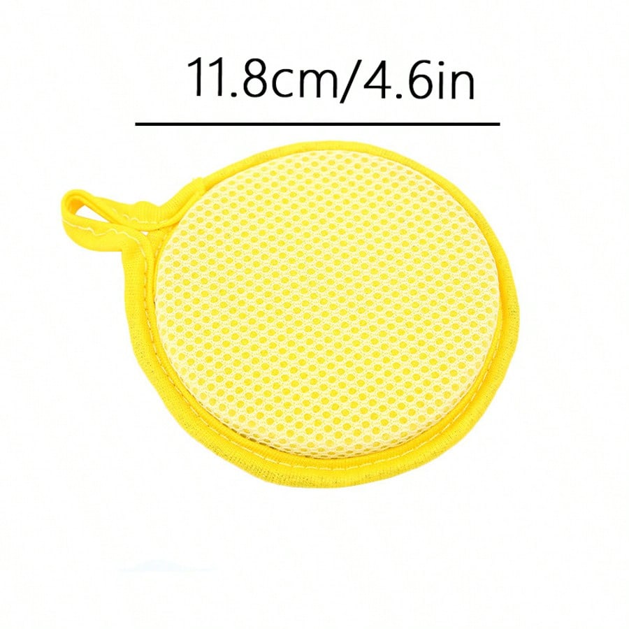 10 Pcs Double-Sided Sponge Kitchen Dishwasher Sponge Brush