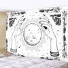 Black and White Sun Moon Mandala Home Decoration Tapestry Bohemian Decoration Hippie Bedroom Decoration Tapestry