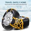 Car Tire Anti-skid Chains Thickened Beef Tendon Wheel Chain for Snow Mud Road