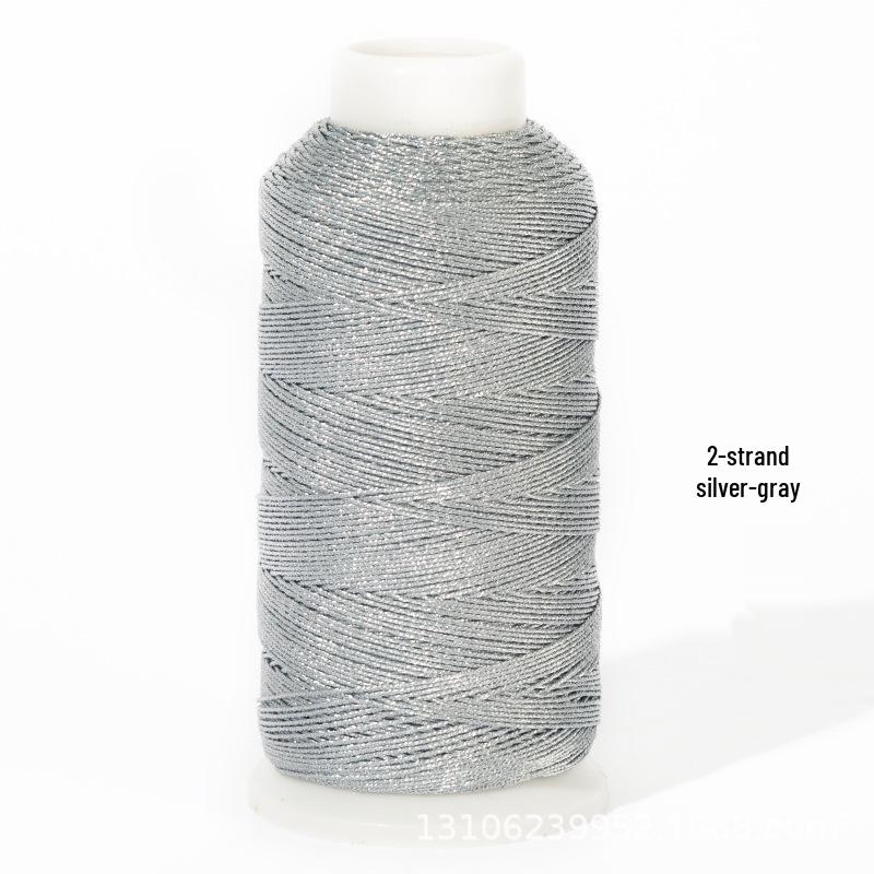 Multi-Strand Gold & Silver Weaving Thread for Colored Bracelets