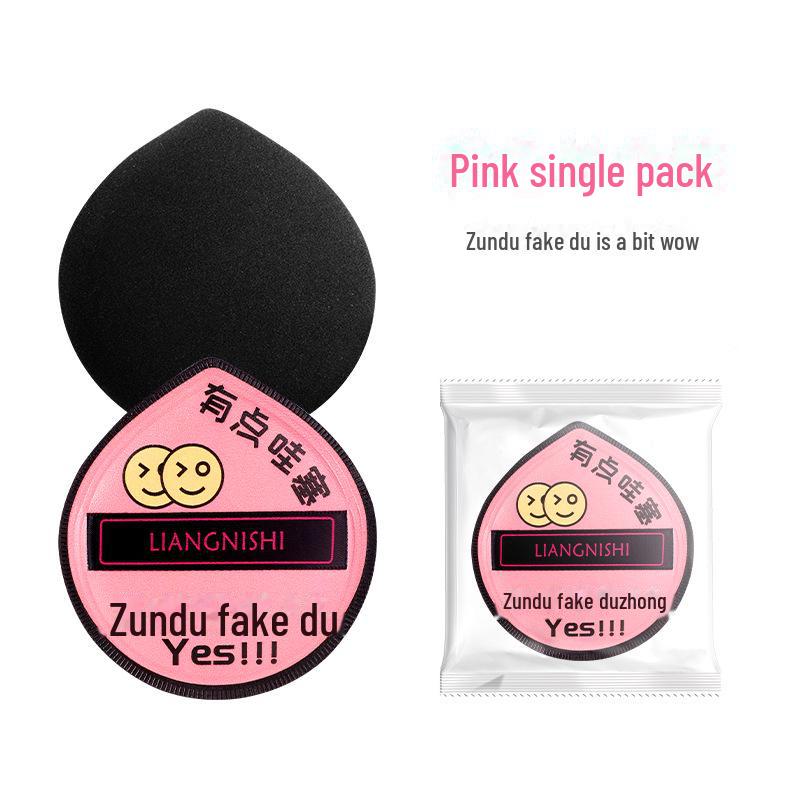 

Набор пуховок для макияжа Jingnishi Black Core Dual-Use – Marshmallow-Soft, Large, Q-Elastic Powder Puff