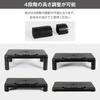 MR04 Desktop Monitor Stand with Adjustable Angle and for Improves 40cm Wide x 28cm Deep x Compatible with and PCs E-WIN Height, Black, Laptops,