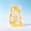 Mini Clear Bear Squeeze Toy Stress Relief Sitting Bear Sensory Toy Soft Stretchy