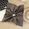 Korean Style Soft PU Scrunchies Pleated Retro Ponytail Holder Large Intestine Hair Ring  Women