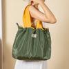 Large Environmental Supermarket Shopping Bag Fashion Shoulder Bag Foldable Portable Handbag Grocery Waterproof Bag