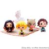 Complete 4-piece Handcrafted Pvc Figurine Set For Demon Slayer Fans