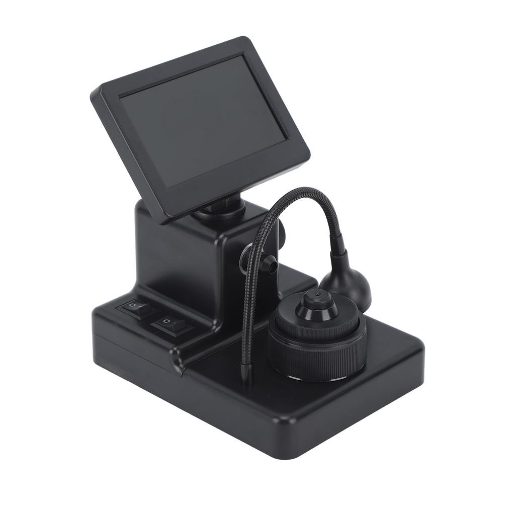 Digital Jewelry Microscope 4.3in Large Screen 1000X 1280x720 USB Soldering Microscope for Laboratories