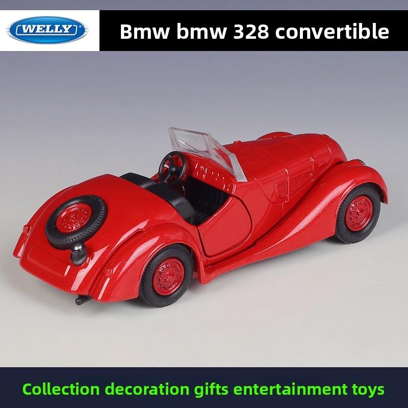 Alloy 328 Classic Car Model Toy With Opening Doors Design For Gift Kids