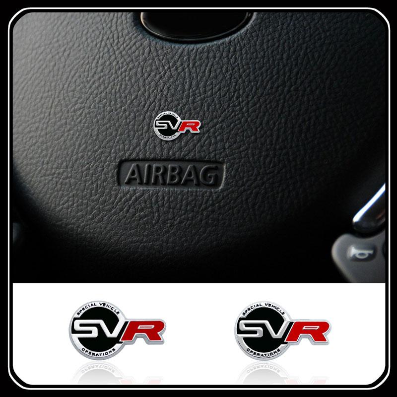 

Интерьер автомобиля маленькая металлическая наклейка на руль/панель панели декора наклейка Fo Discovery Defender Velar Evoque