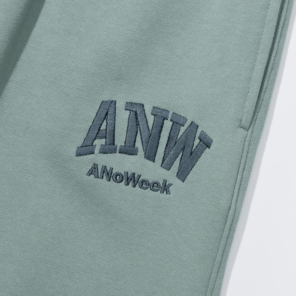 ANOWEEK Anw Embroidery Sweat Pants