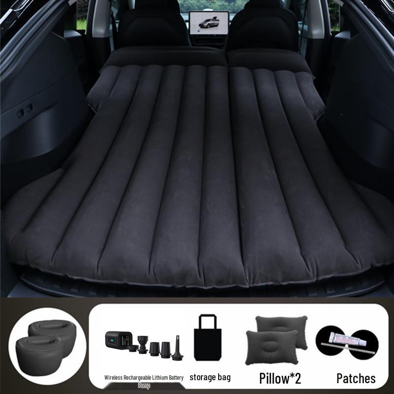 Tesla Model Y/3 Rear Seat Inflatable Mattress - Foldable Car Sleeping Pad