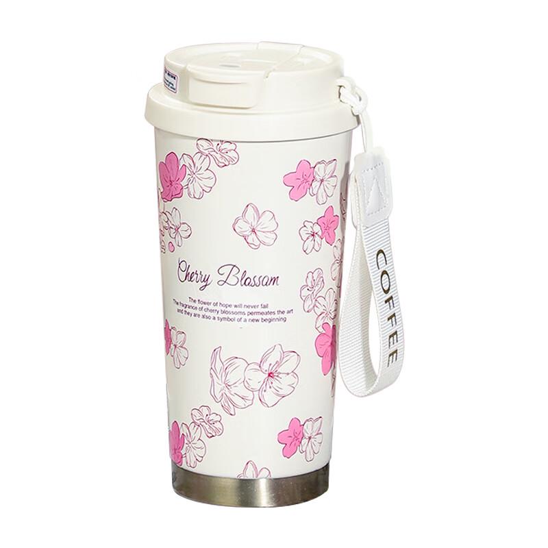 APLO Double-Drink Stainless Steel Insulated Coffee Mug