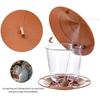 New Waterproof Gazebo Hanging Wild Bird Feeder Outdoor Container With Hang Rope Feeding House Type Bird Feeder Aves Decor