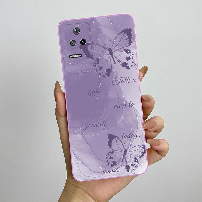 For Xiaomi Poco F4 Phone Case POCOF4 5G Silicone Soft TPU Protective Back Cover Casing Painted Printing Shockproof Shell