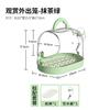 Parrot outboard Bird cage Household high-end portable Transparent ornamental Xuanfeng tiger skin special outgoing cage