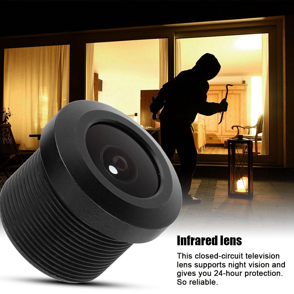 1.8 mm 1MP Camera Lens 160 degrees Wide Angle M12*0.5 IP Camera Lens for 1 2.5  CCD Chip