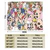 Cute Cartoon Crayon Shin-chan Blanket  Wool Funny Breathable Throw Blankets for Home Textile Decor