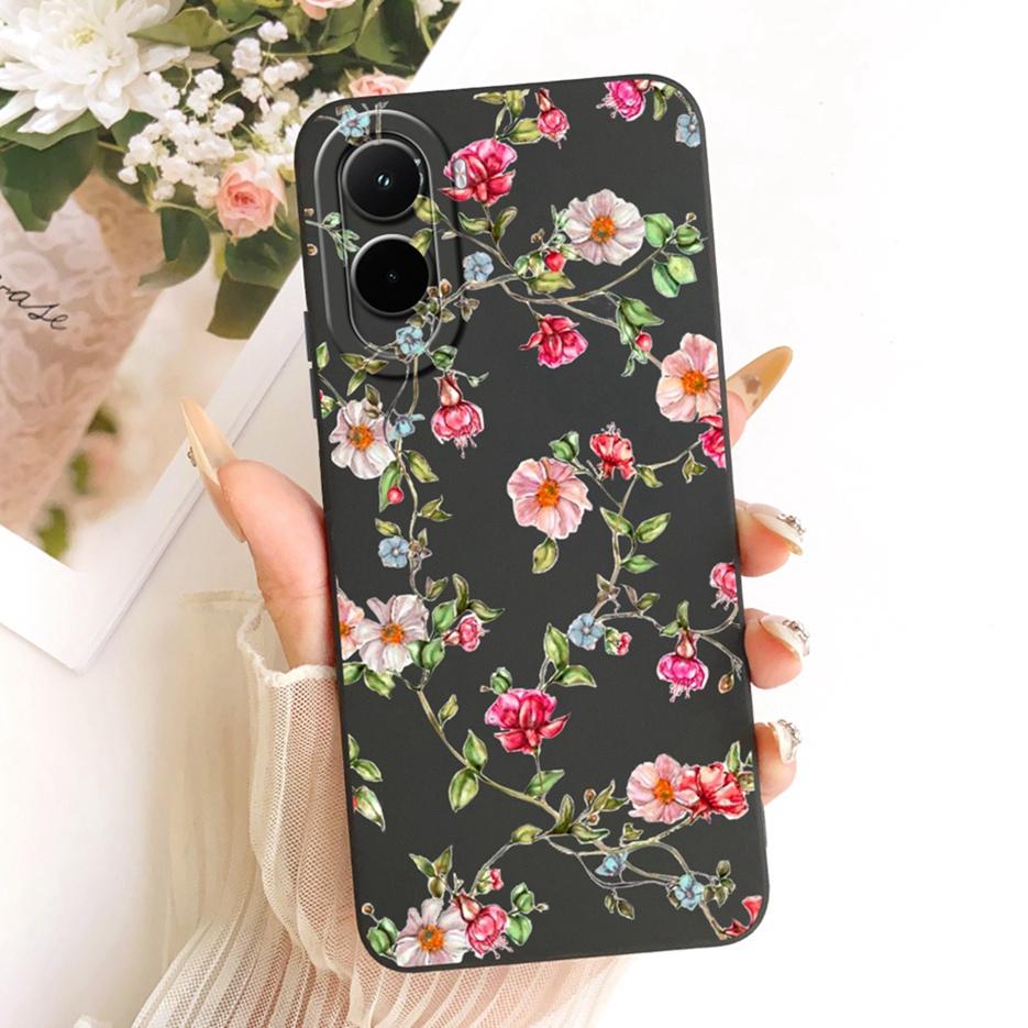 For Xiaomi Poco M7 Plus Case PocoM7 4G Pretty Girl Sunfower Painted Phone Case For Xiaomi Poco M7 Pro PocoM7 Plus 5G Soft Fundas