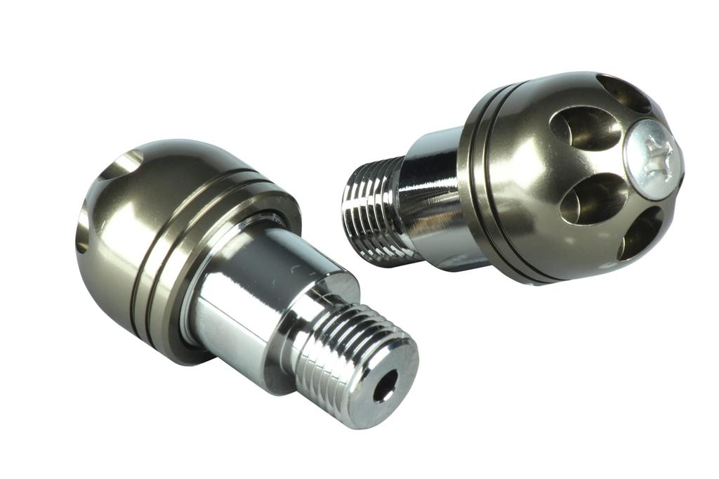 POSH 031079-11-10 Bar End Motorcycle Goods Handlebar End Big Bar End for M16 Yamaha