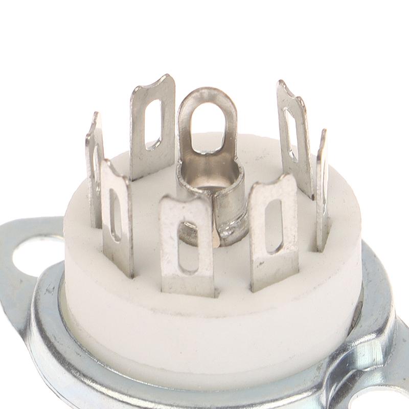 1Pcs 6Aq5 Eaa91 6J1 6J2 6X4 6Z4 Tube Socket Gold-Plated Socket For 7Pin B7G Vaccum Tube Amplifier Audio Diy
