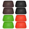 Food Service Tray Fast Food Tray Wide Applications Anti Slip Surfaces Rectangular for Restaurants for Dessert Shops for Cafes