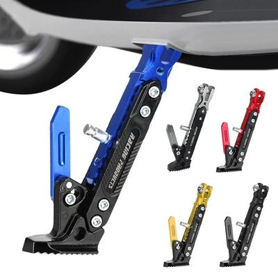 DIY Aluminum Alloy Motorcycle Kickstand Adjustable Universal Side Support Durable Motorbike Foot Stand Motorcycle