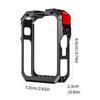 Aluminum-Alloy Camera Cage For 360 Degree Devices Strengthened Heat Dissipation Design Cold Shoe Mount Compatibility