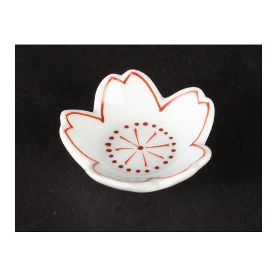 Hasami Ware Cherry Blossom Chopstick Rest, Red