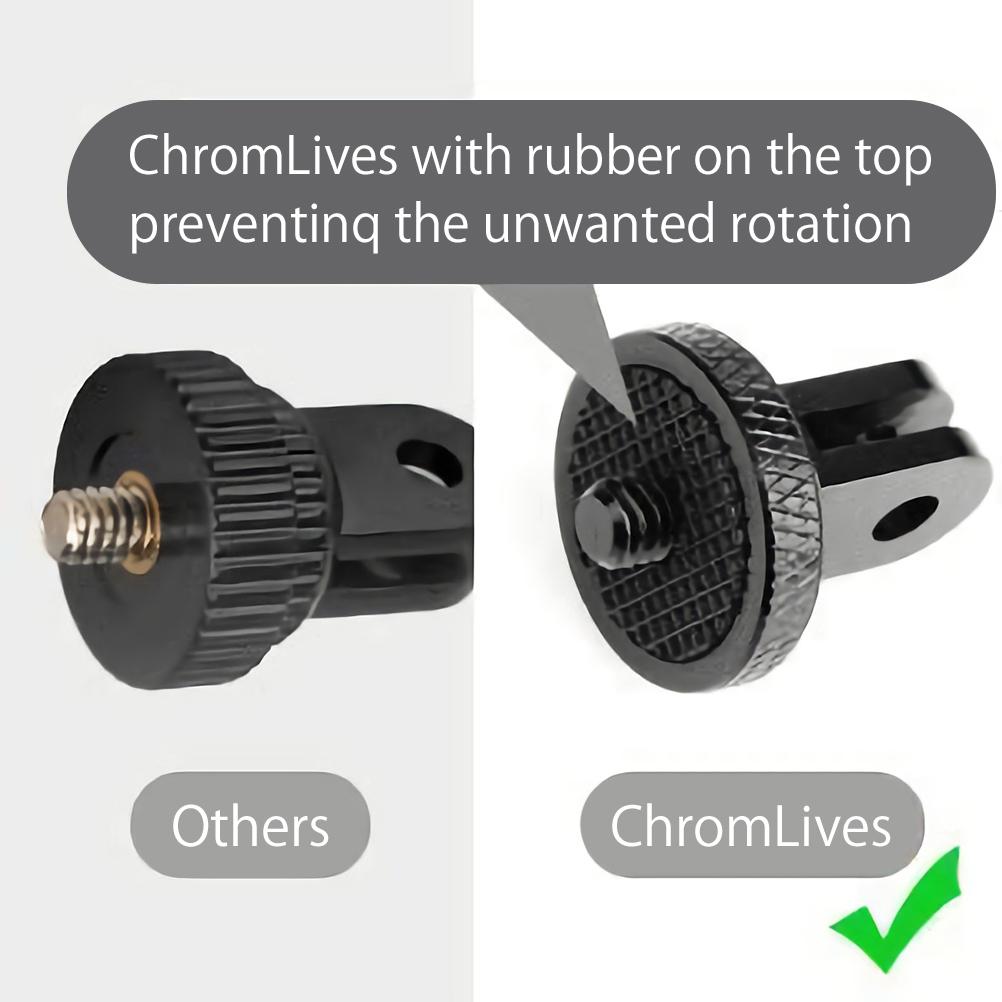 

Tripod Mount Adapter 1 4in 20 Camera Mount Adapter Compatible for YI DV and Other Standard 1 4 Accessories