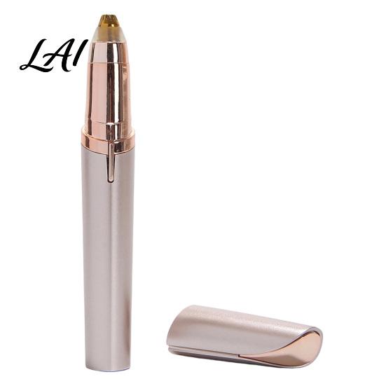 Eyebrow Grooming Pen Electric Trimmer for Women Rechargeable Cordless Facial Hair Removal Removal Portable Painless Eye Brow Shaver Razor Safe Skin