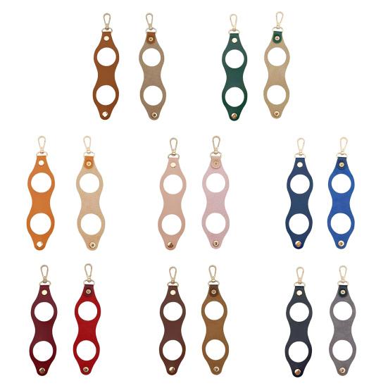 Skórzany Uchwyt na Piłeczki Golfowe Przenośna Torba na Pasek z Klamrą ze Stopu Cynku Akcesoria Golfowe Mężczyźni Kobiety Prezent dla Golfera