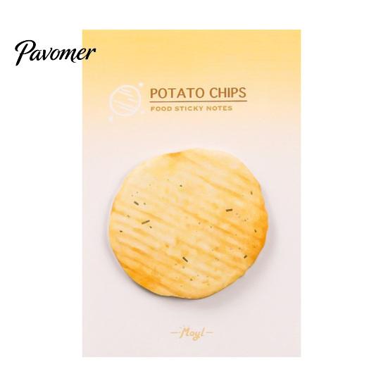 Mini Dessert Stick Notes Note Pads, Funny Toast Bread Cookie Cheese Design Cute Notepad, 30 Study Desk Accessories Sheets/Pad Self Memo Pad