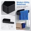 Wall Mounted Towel Rack Acrylic Towel Hanger  Bathroom Kitchen Toilet Laundry Room