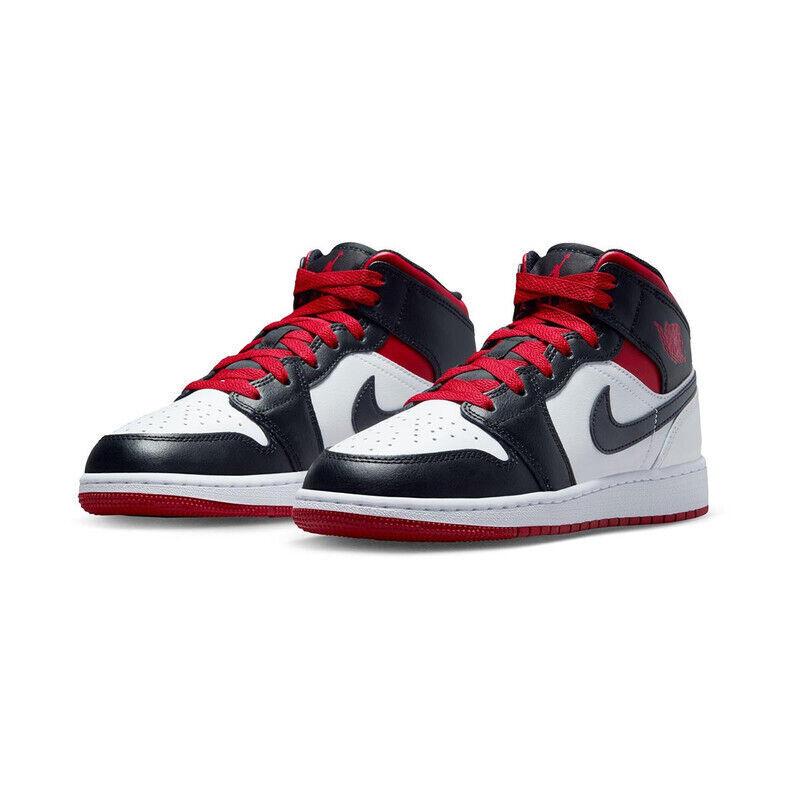 

Nike GS Gym Red Black Toe Mid-top Retro Sneakers DQ8423-106 36.5