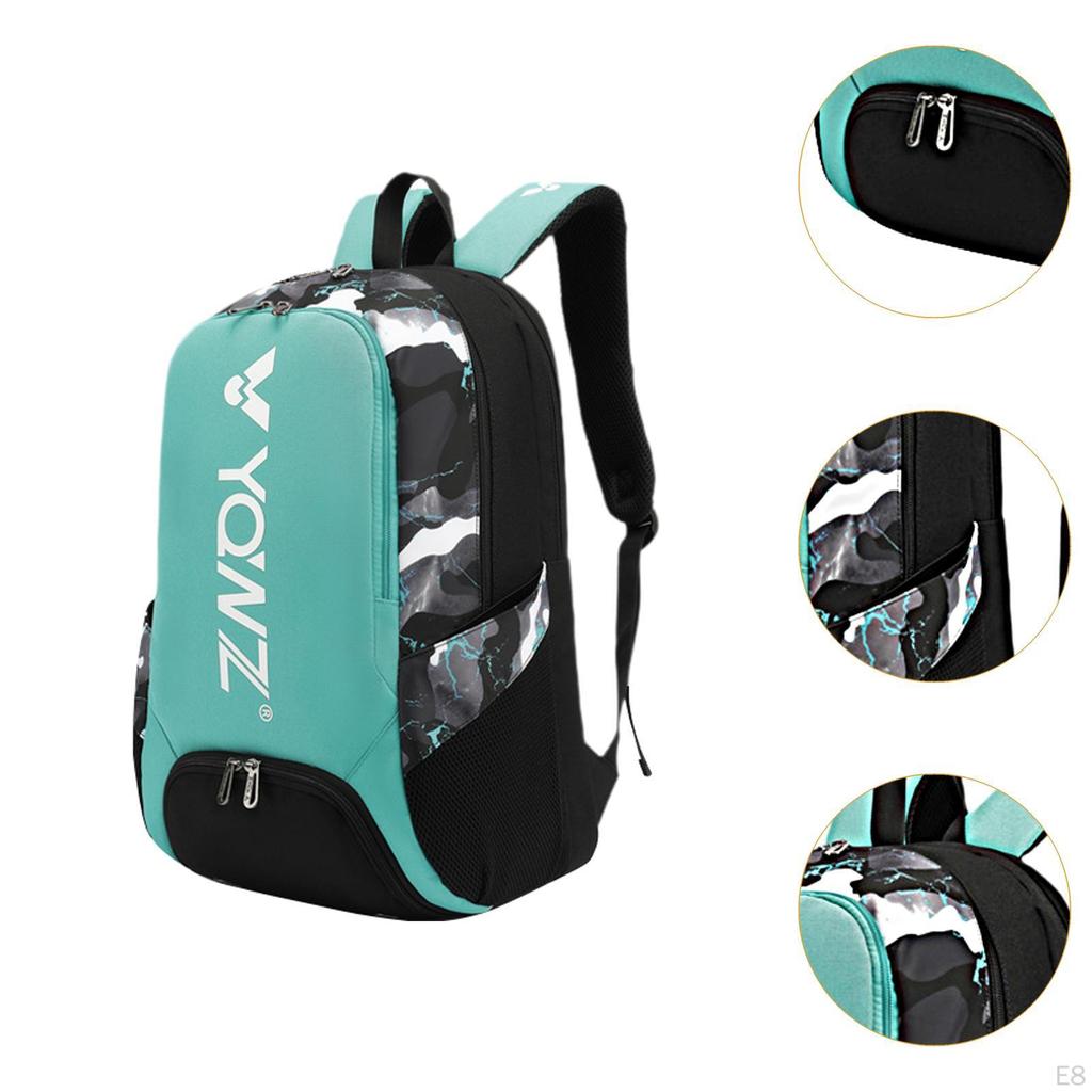 Plecak do badmintona Torba tenisowa dla kobiet mężczyzn Oddychająca do pickleballa Sportowa podróżna