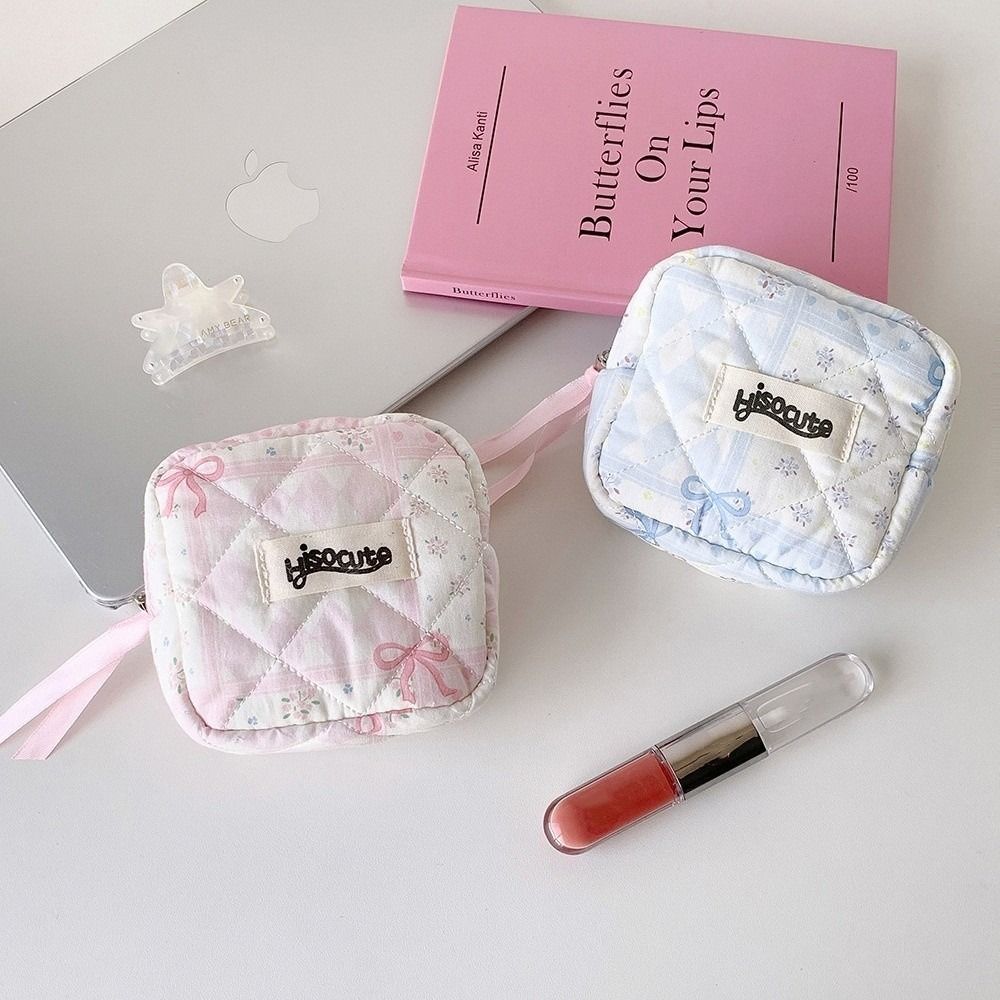 Multipurpose Sanitary Pads Bag Data Cables Organizer Napkin Organizer Bag Portable Cosmetic Bag