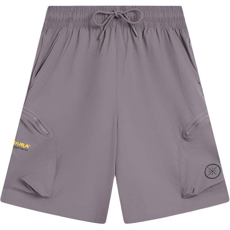 

Li-Ning Sports Minimalist Lace-Up Letter Comfortable Versatile Loose Straight Casual Shorts Men shorts AKSV067-4 M