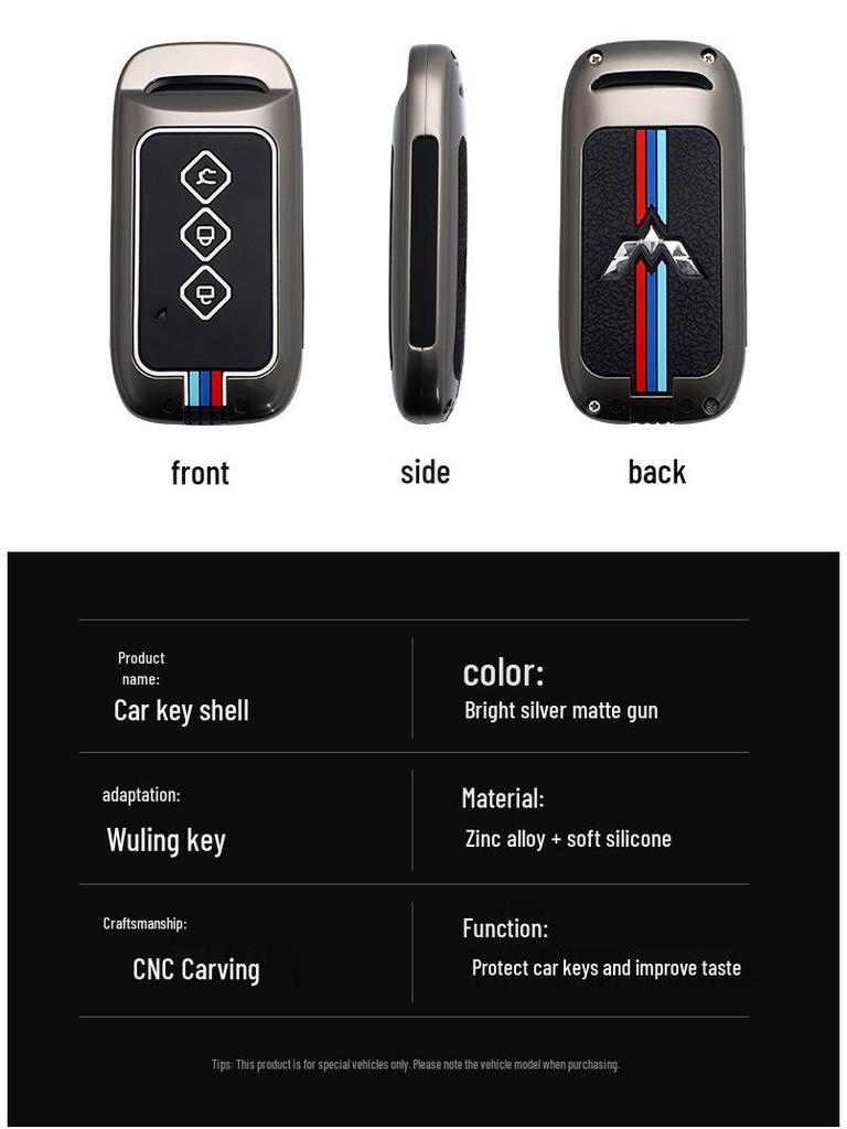 Wuling Xingchen 2021 Key Cover, Zinc Alloy Protective Shell for Xingyao Model